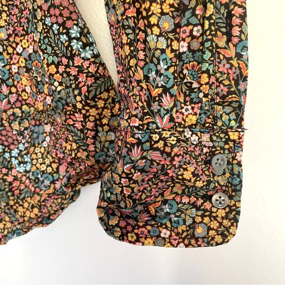 J Crew Button Down Shirt Floral Liberty Fabrics 0 - Picture 6 of 9
